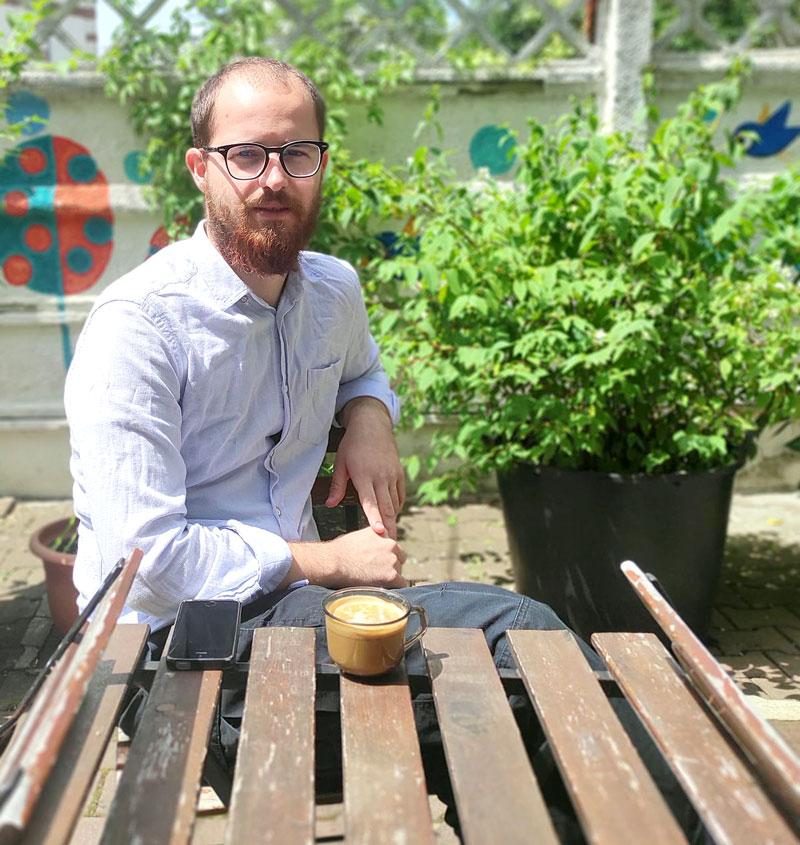 Cristian Alistar, fotografiat pentru interviul Echo Kids